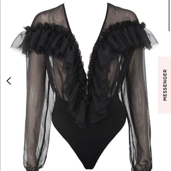 Ruffle bodysuit - Picture 6 of 11